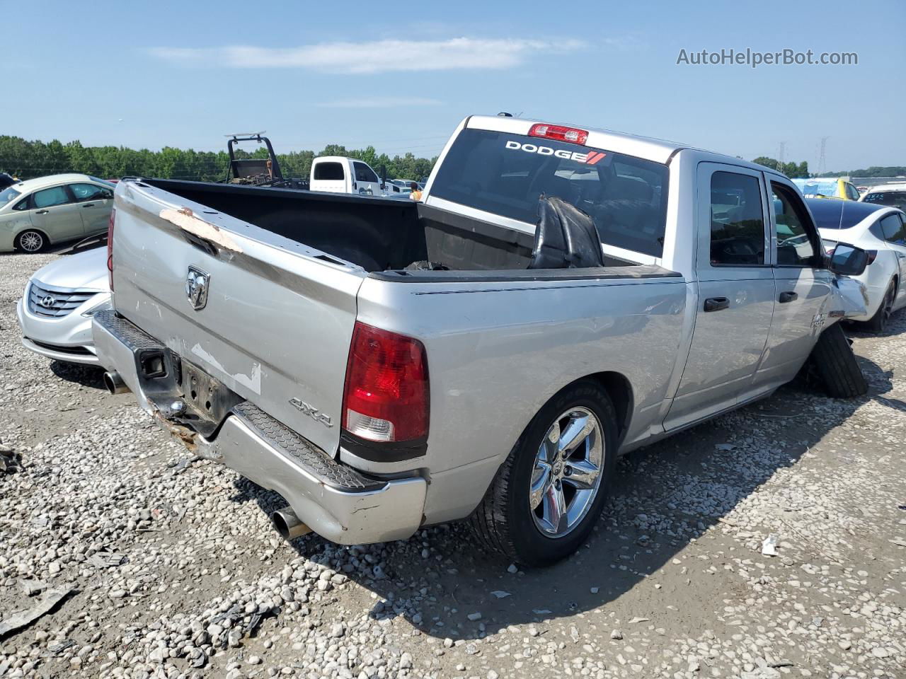 2014 Ram 1500 St Серебряный vin: 1C6RR7KT4ES400708