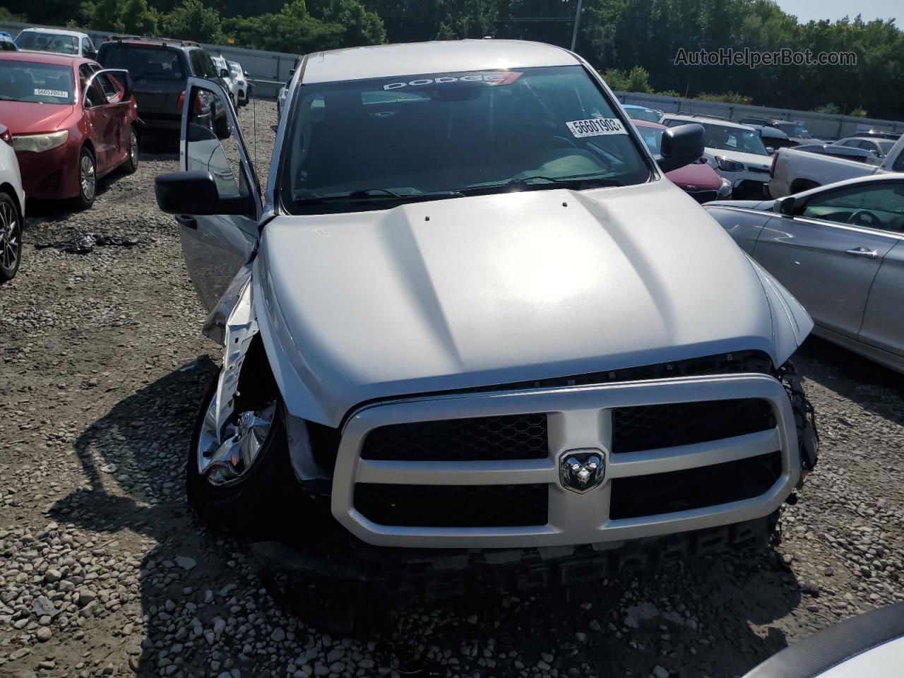 2014 Ram 1500 St Silver vin: 1C6RR7KT4ES400708