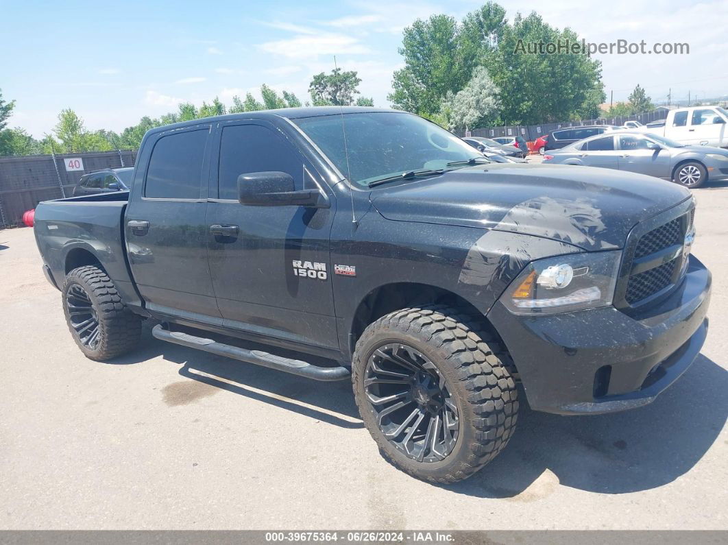 2014 Ram 1500 Express Black vin: 1C6RR7KT6ES470694