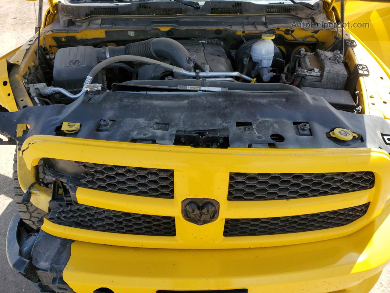 2019 Ram 1500 Classic Tradesman Yellow vin: 1C6RR7KT8KS659908