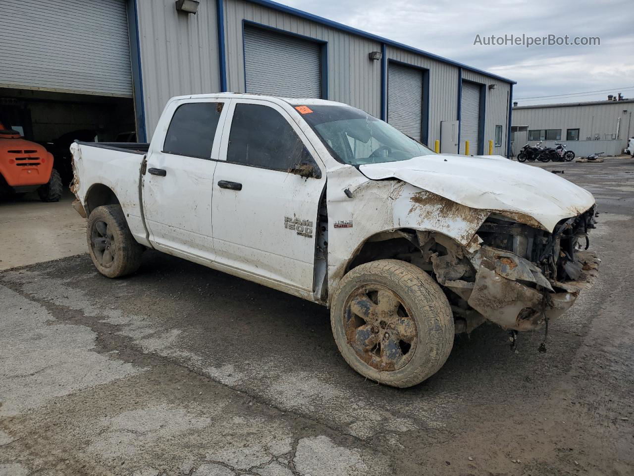 2019 Ram 1500 Classic Tradesman White vin: 1C6RR7KT8KS742755