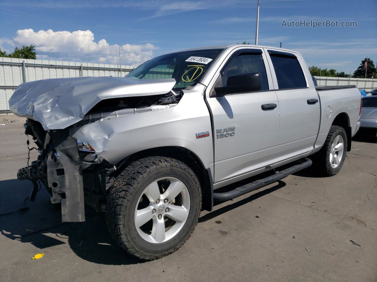 2014 Ram 1500 St Silver vin: 1C6RR7KT9ES201038