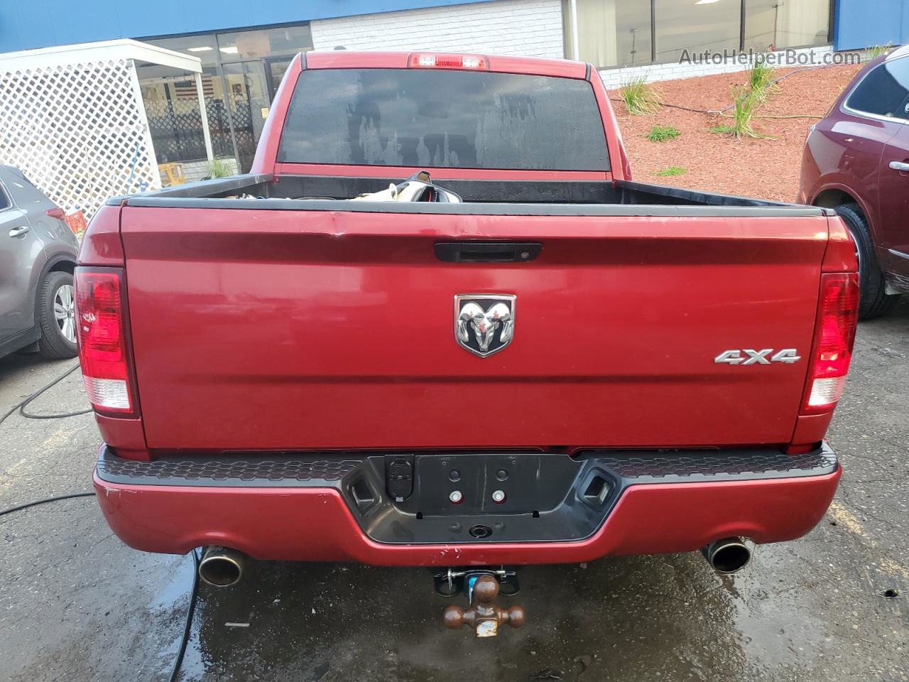 2015 Ram 1500 St Бордовый vin: 1C6RR7KT9FS716557