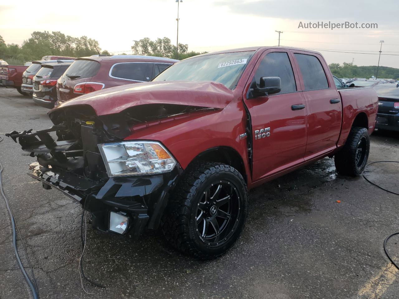 2015 Ram 1500 St Burgundy vin: 1C6RR7KT9FS716557