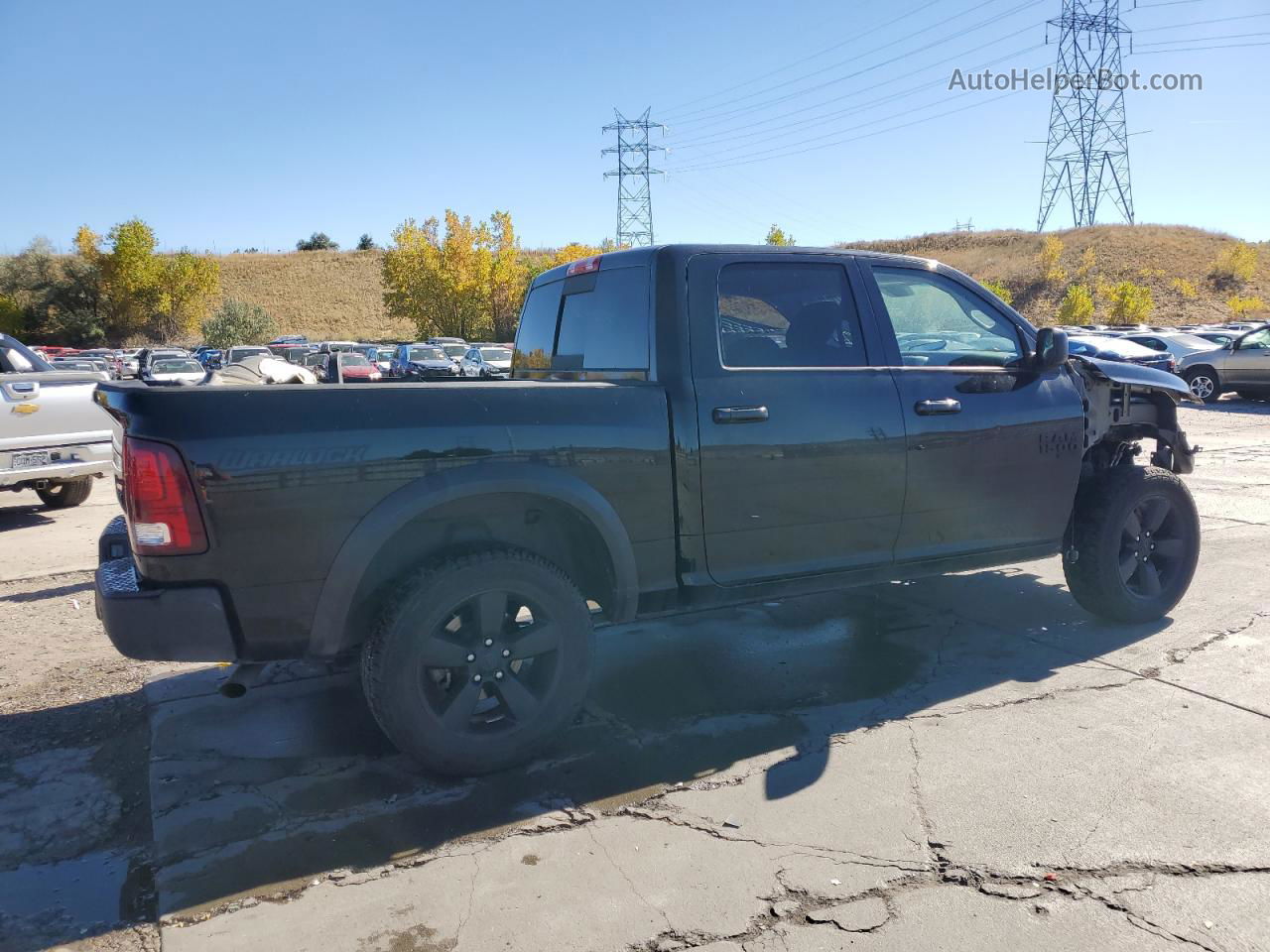 2019 Ram 1500 Classic Slt Черный vin: 1C6RR7LG0KS720444