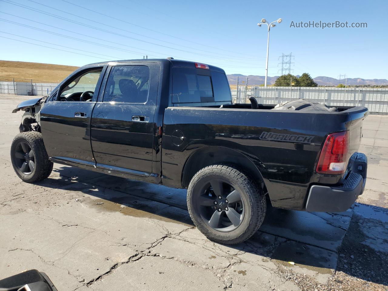 2019 Ram 1500 Classic Slt Черный vin: 1C6RR7LG0KS720444