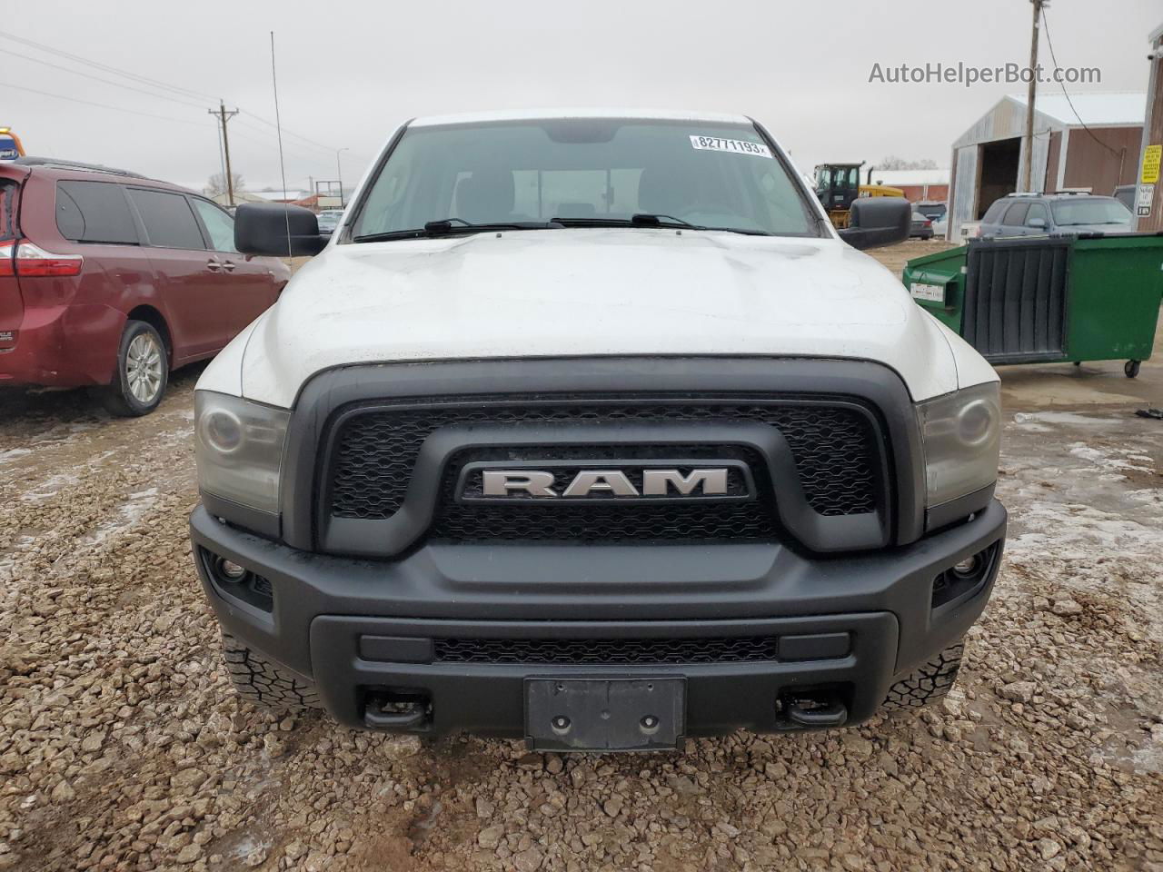 2019 Ram 1500 Classic Slt Белый vin: 1C6RR7LG3KS671482