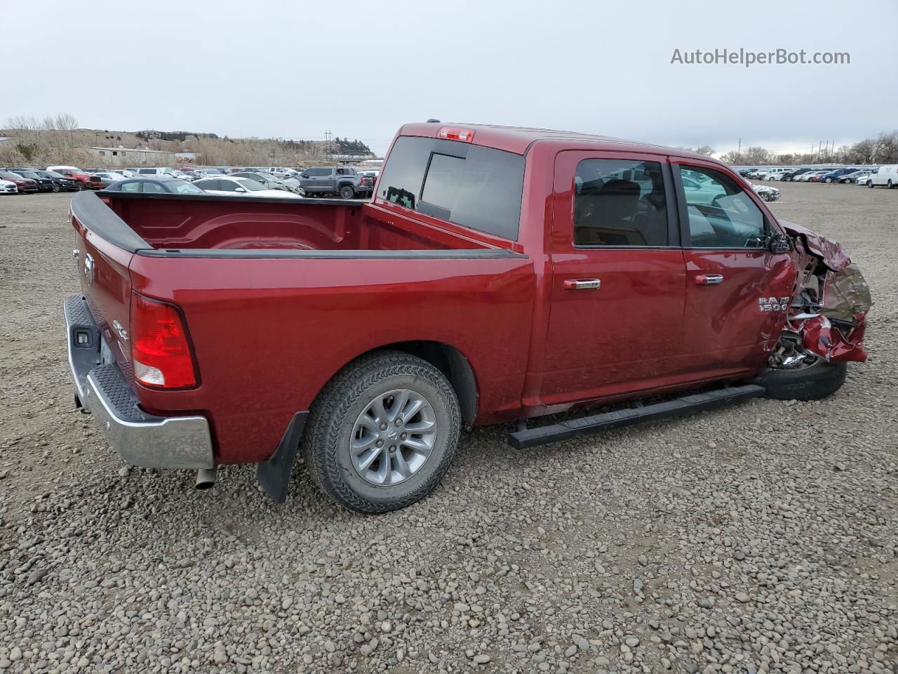 2014 Ram 1500 Slt Burgundy vin: 1C6RR7LG4ES131840