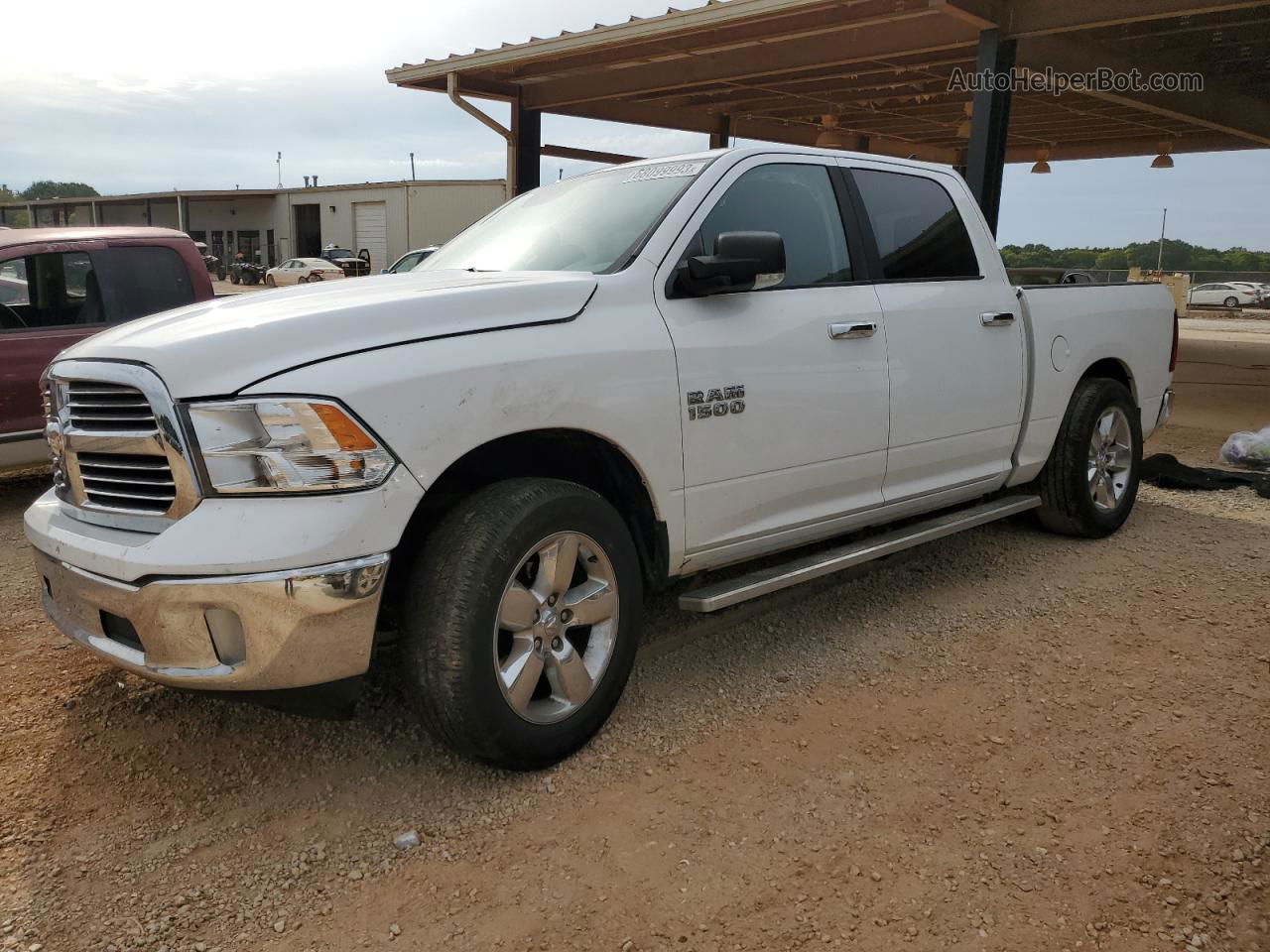 2015 Ram 1500 Slt White vin: 1C6RR7LG6FS637218