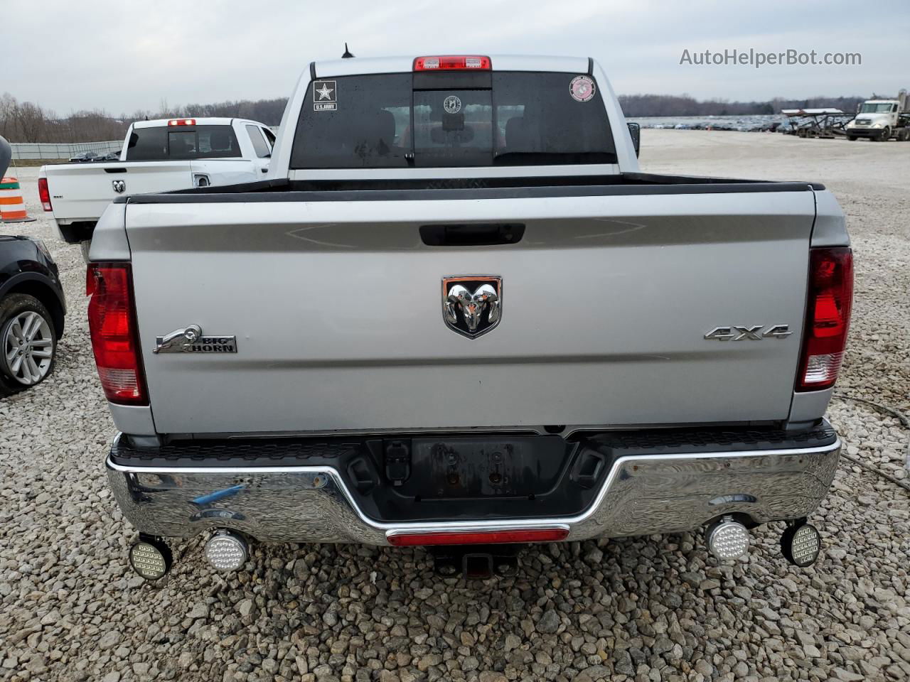 2014 Ram 1500 Slt Silver vin: 1C6RR7LG7ES262308