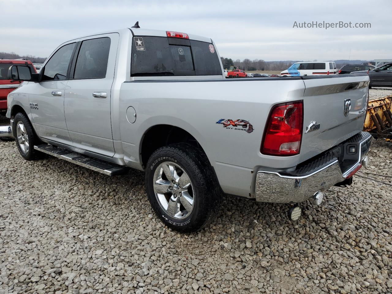 2014 Ram 1500 Slt Silver vin: 1C6RR7LG7ES262308