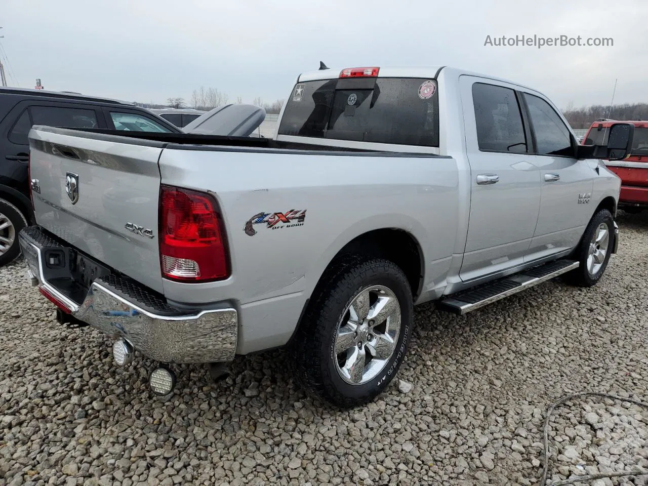 2014 Ram 1500 Slt Silver vin: 1C6RR7LG7ES262308