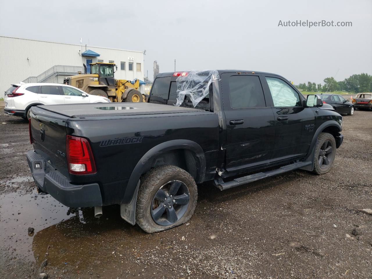 2019 Ram 1500 Classic Slt Черный vin: 1C6RR7LG7KS740867