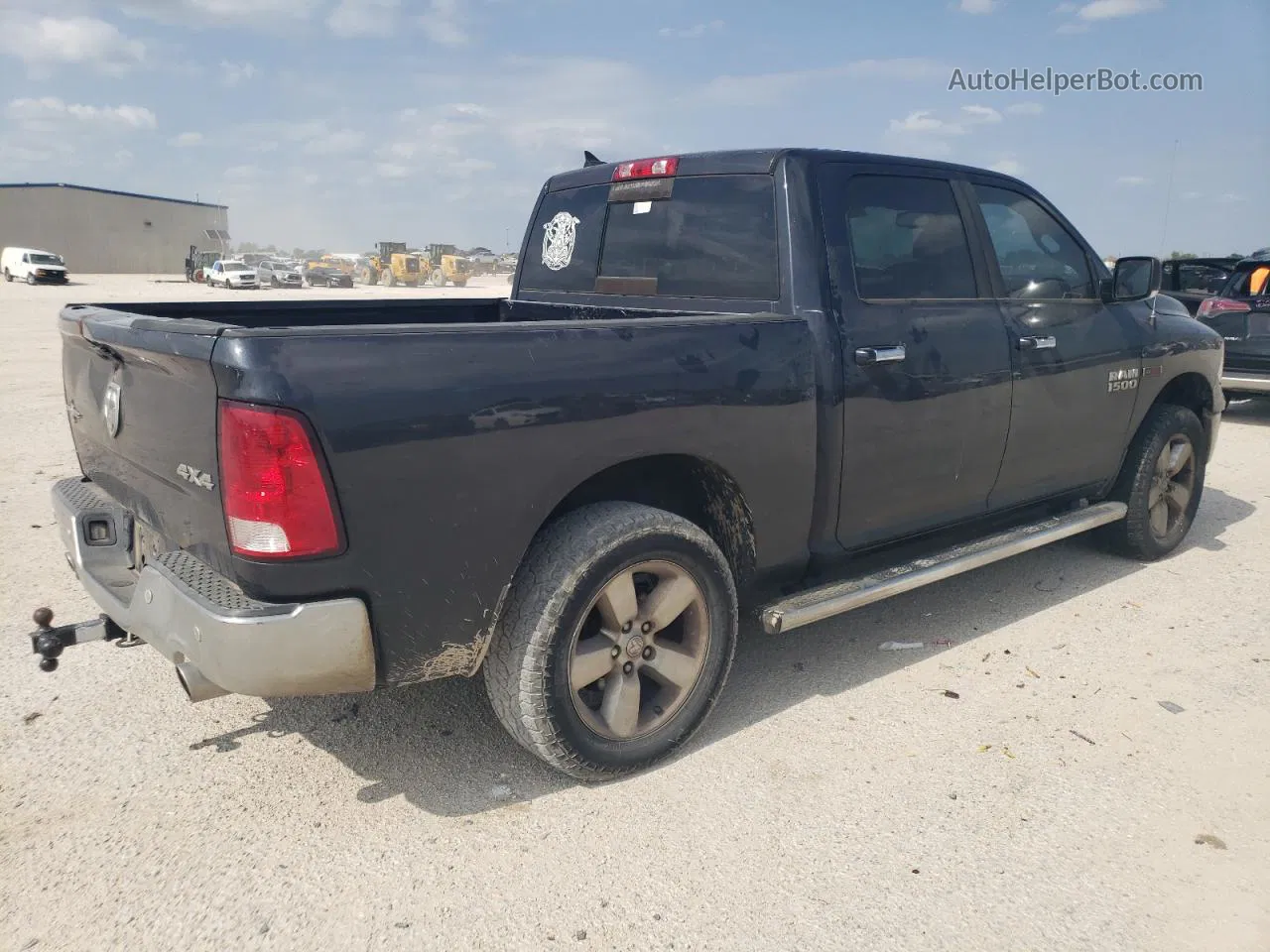 2015 Ram 1500 Slt Black vin: 1C6RR7LM0FS705955