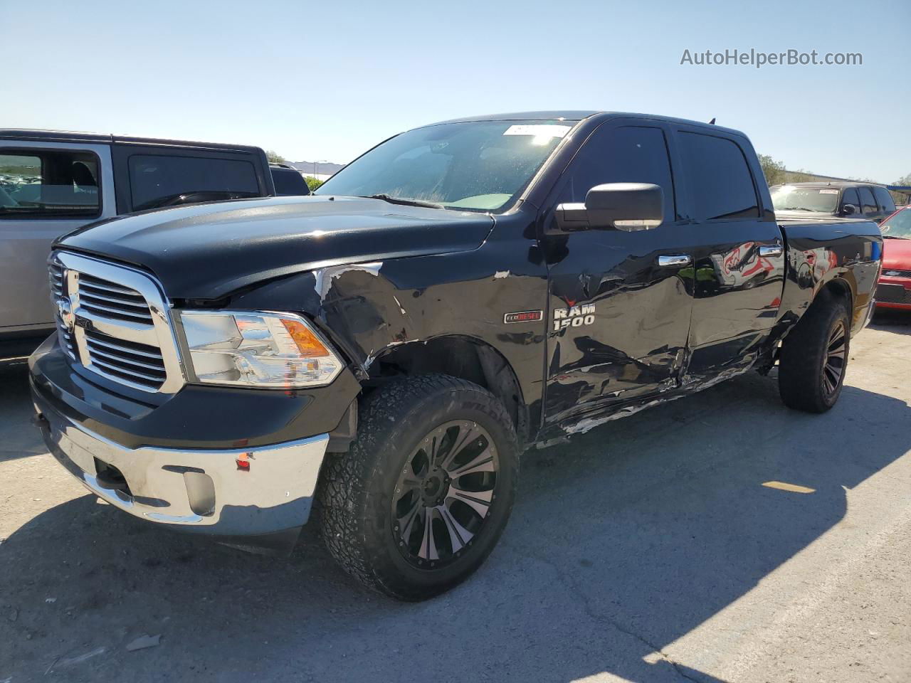 2015 Ram 1500 Slt Black vin: 1C6RR7LM0FS778209