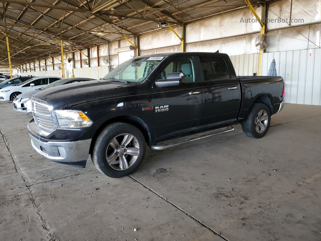 2014 Ram 1500 Slt Gray vin: 1C6RR7LM2ES354013