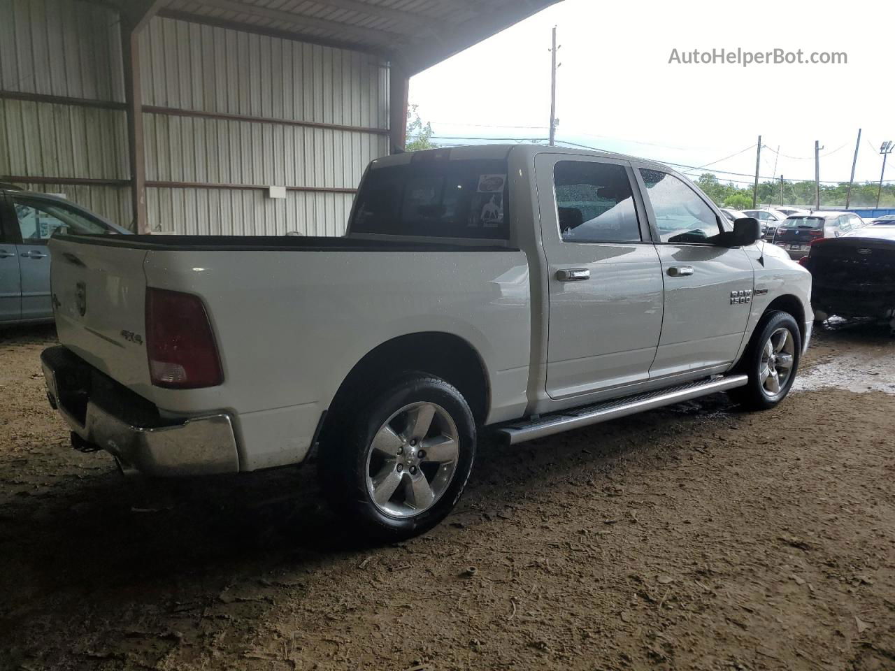 2015 Ram 1500 Slt White vin: 1C6RR7LM3FS748041