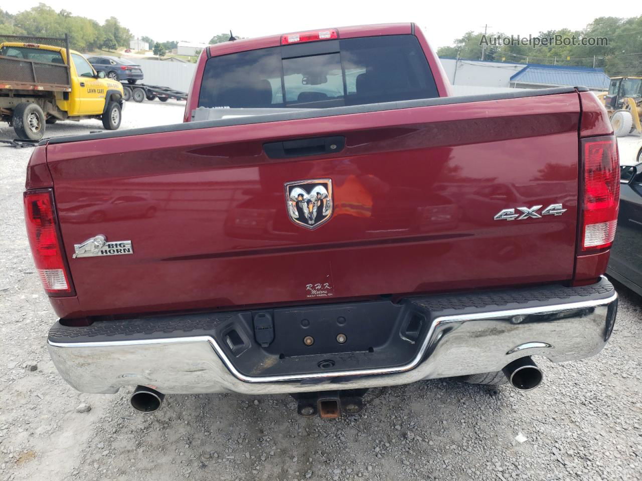 2014 Ram 1500 Slt Красный vin: 1C6RR7LM5ES317103