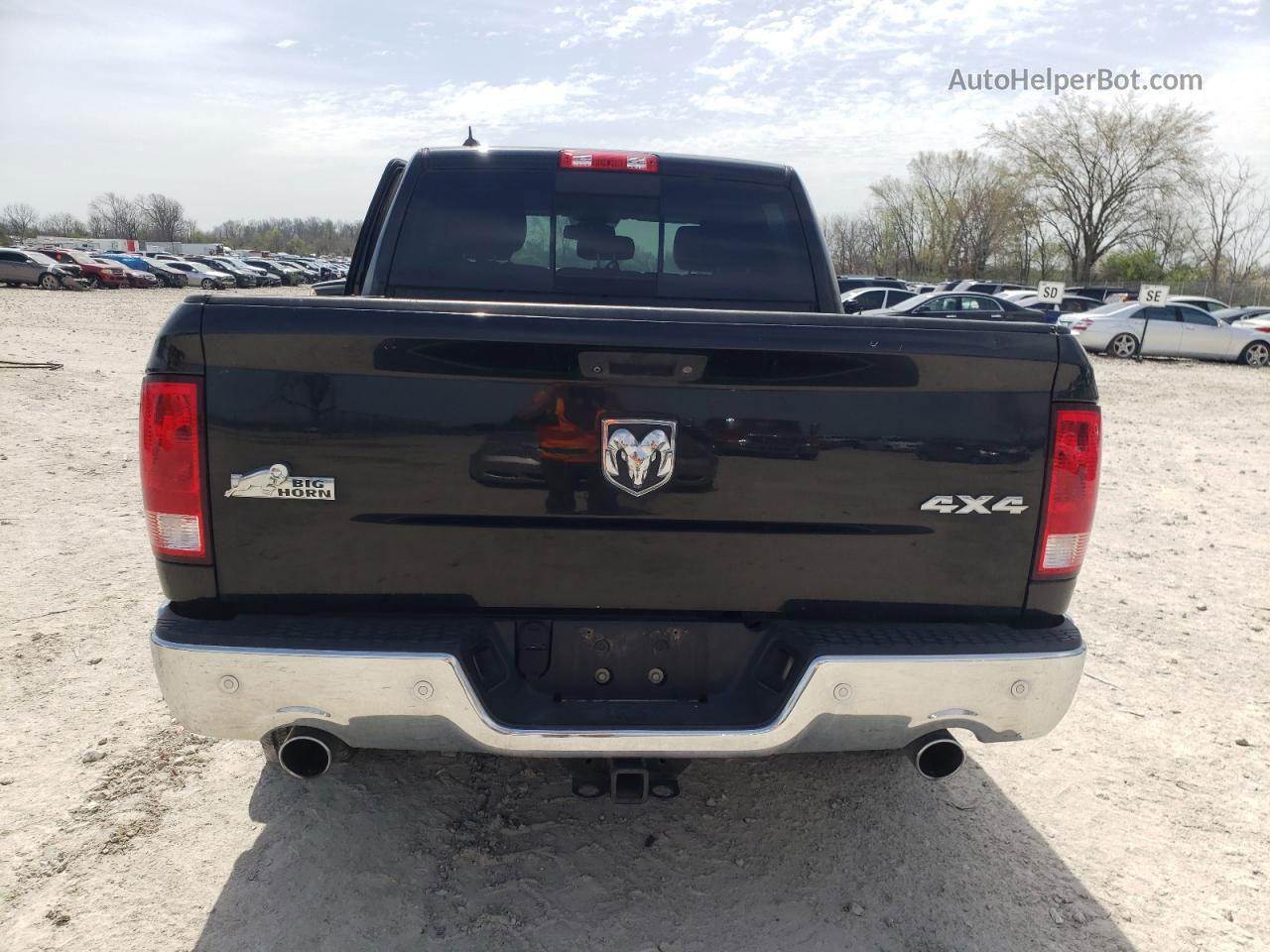 2015 Ram 1500 Slt Black vin: 1C6RR7LM6FS642375