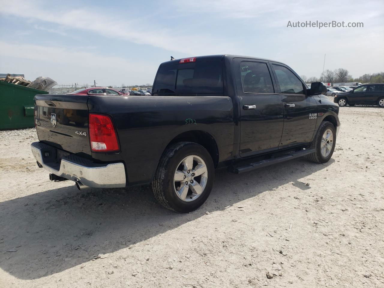 2015 Ram 1500 Slt Black vin: 1C6RR7LM6FS642375