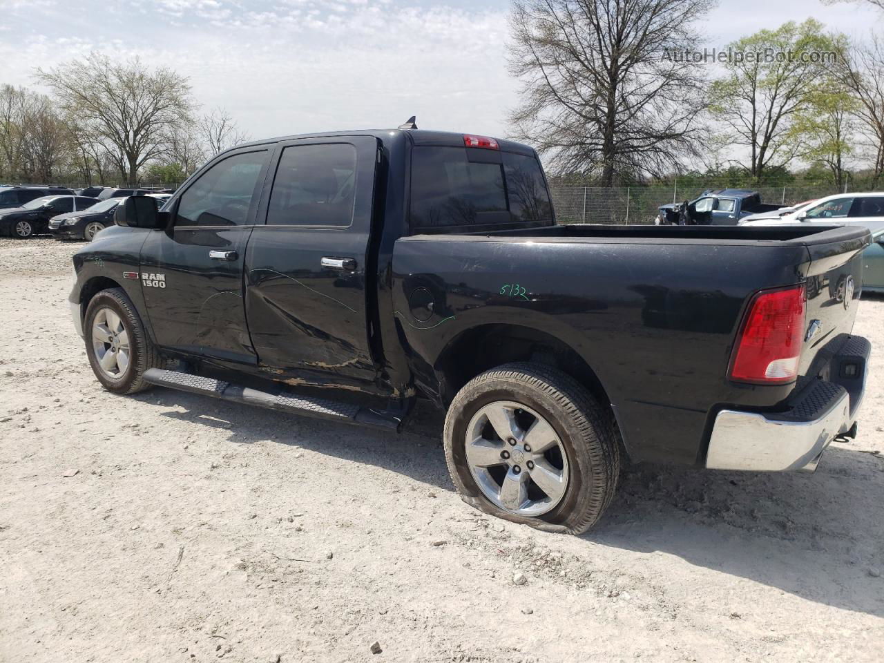 2015 Ram 1500 Slt Black vin: 1C6RR7LM6FS642375