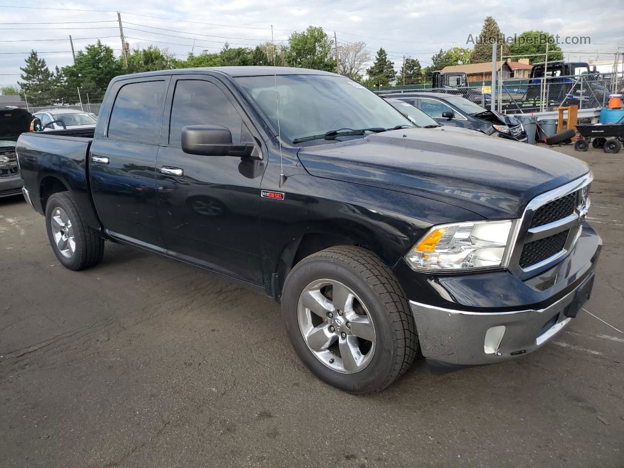 2015 Ram 1500 Slt Black vin: 1C6RR7LM9FS595035