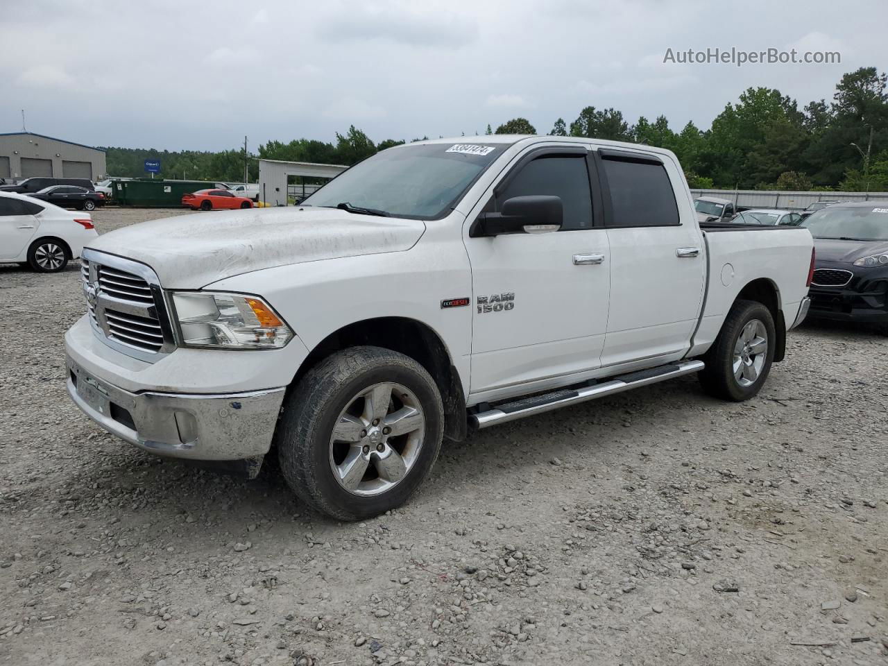 2015 Ram 1500 Slt White vin: 1C6RR7LM9FS688217