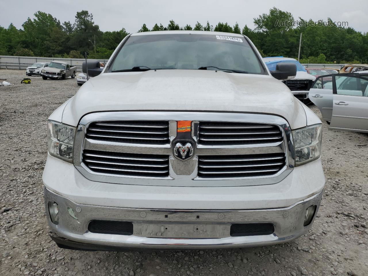 2015 Ram 1500 Slt White vin: 1C6RR7LM9FS688217