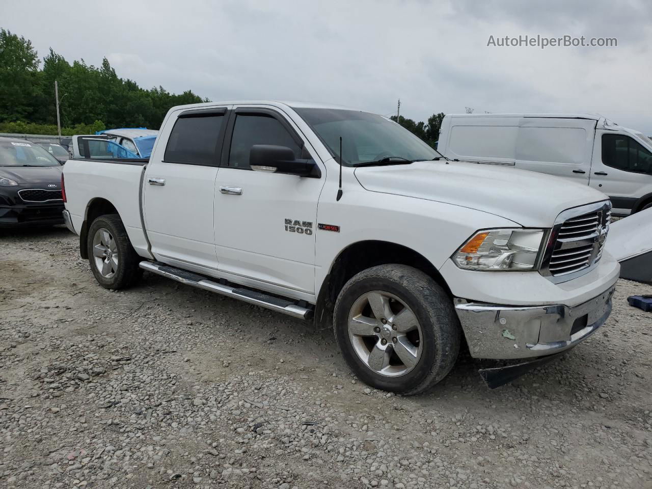 2015 Ram 1500 Slt Белый vin: 1C6RR7LM9FS688217