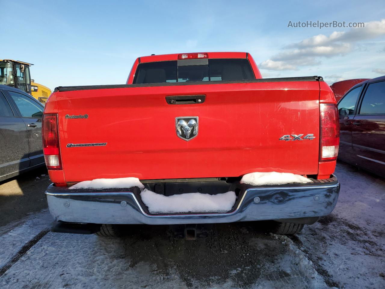 2015 Ram 1500 Slt Red vin: 1C6RR7LMXFS726263