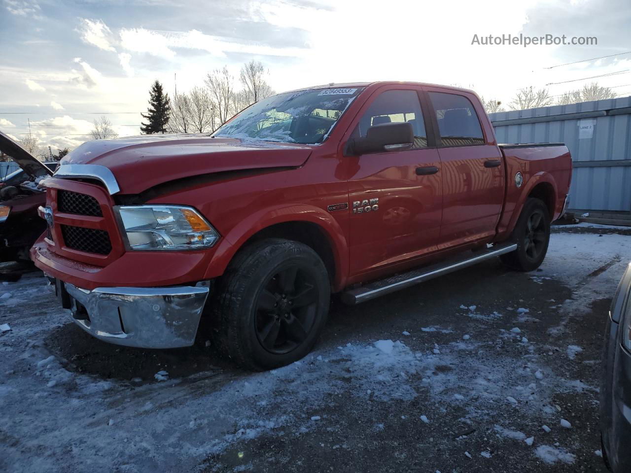 2015 Ram 1500 Slt Red vin: 1C6RR7LMXFS726263