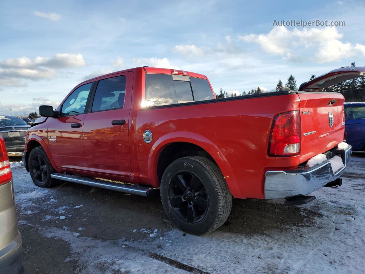 2015 Ram 1500 Slt Red vin: 1C6RR7LMXFS726263