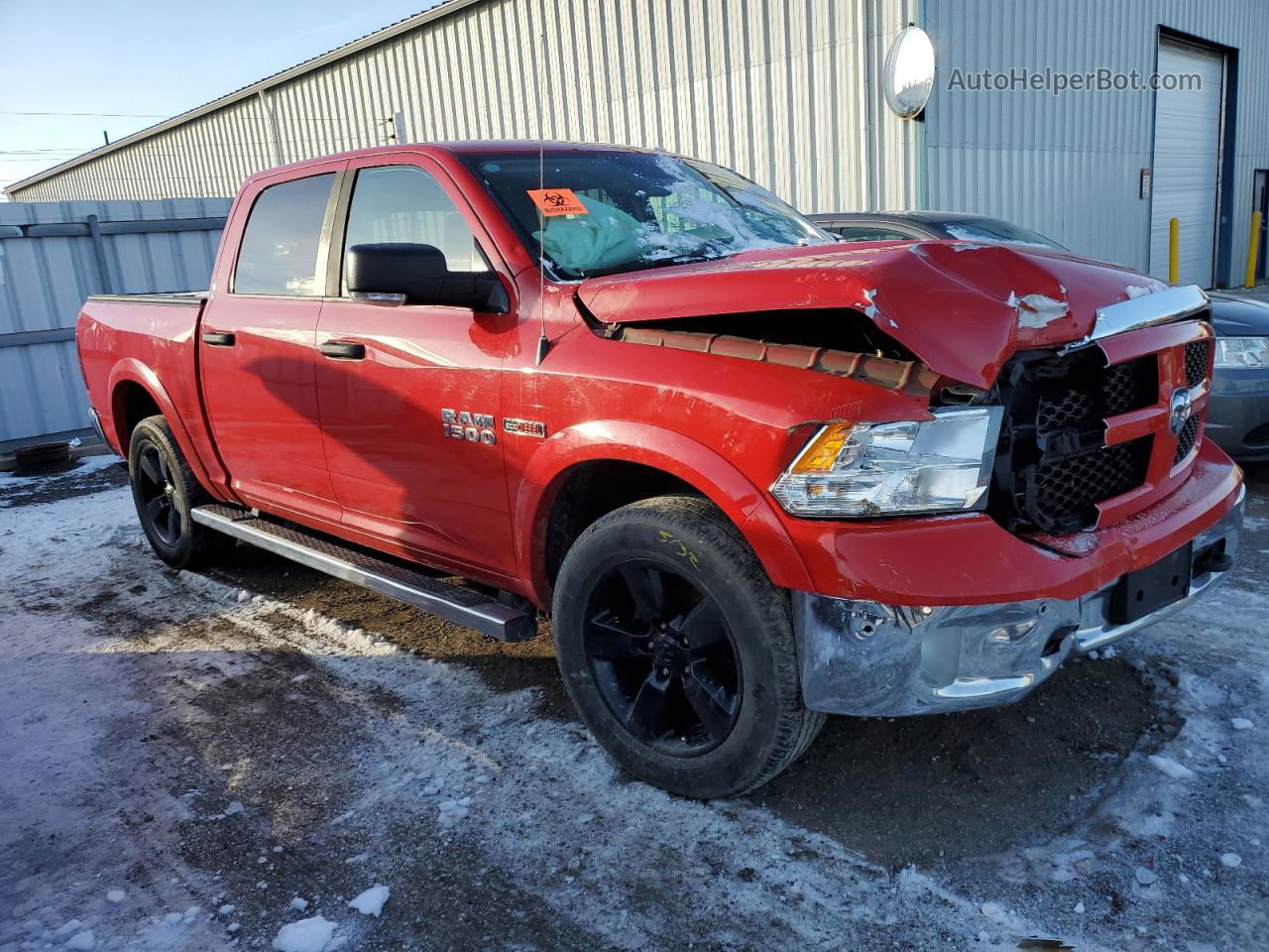 2015 Ram 1500 Slt Red vin: 1C6RR7LMXFS726263