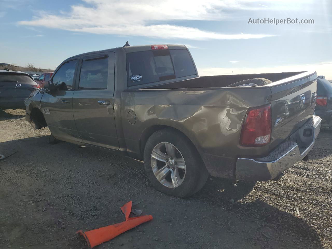 2014 Ram 1500 Slt Beige vin: 1C6RR7LT0ES405662