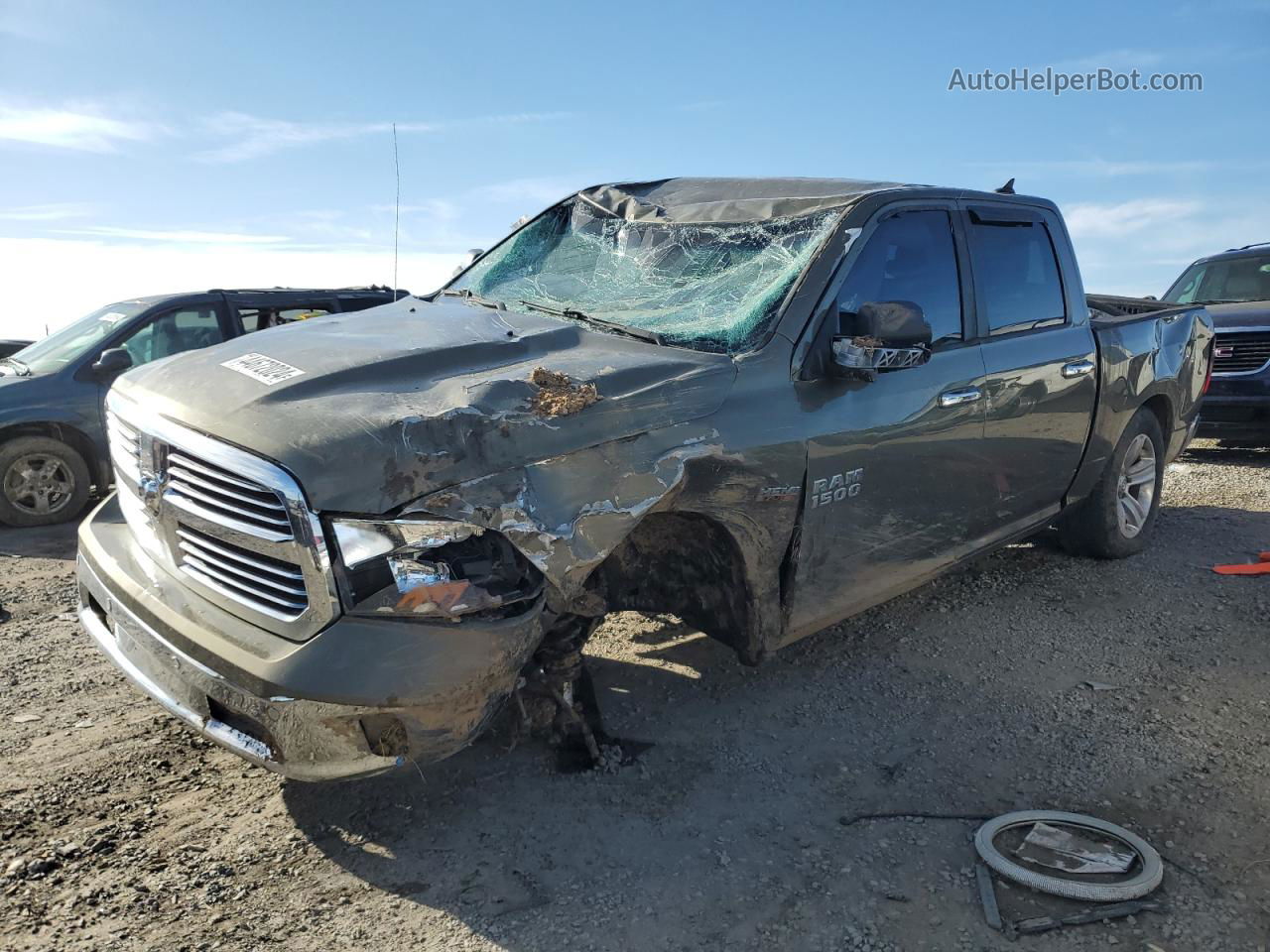 2014 Ram 1500 Slt Beige vin: 1C6RR7LT0ES405662