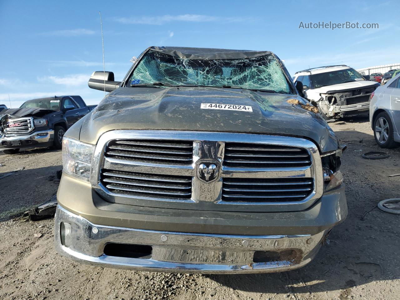 2014 Ram 1500 Slt Бежевый vin: 1C6RR7LT0ES405662