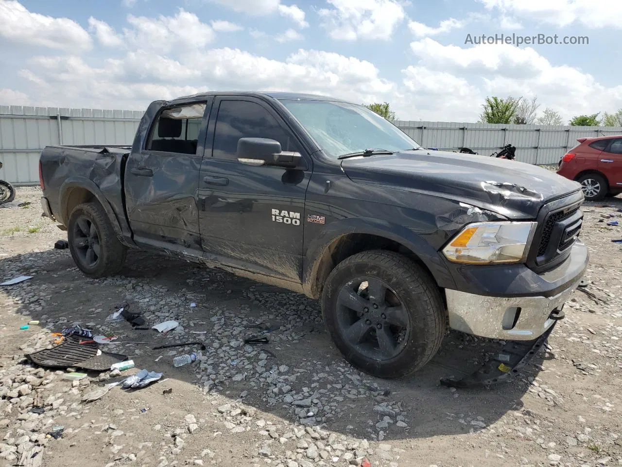 2015 Ram 1500 Slt Black vin: 1C6RR7LT0FS621867