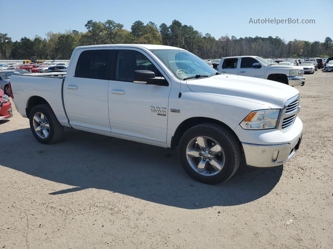 2019 Ram 1500 Classic Slt Белый vin: 1C6RR7LT0KS702801