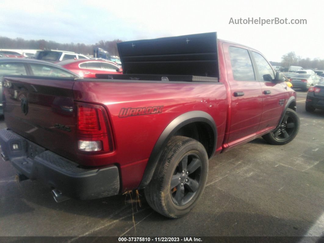 2020 Ram 1500 Classic Warlock  4x4 5'7" Box Burgundy vin: 1C6RR7LT0LS161444