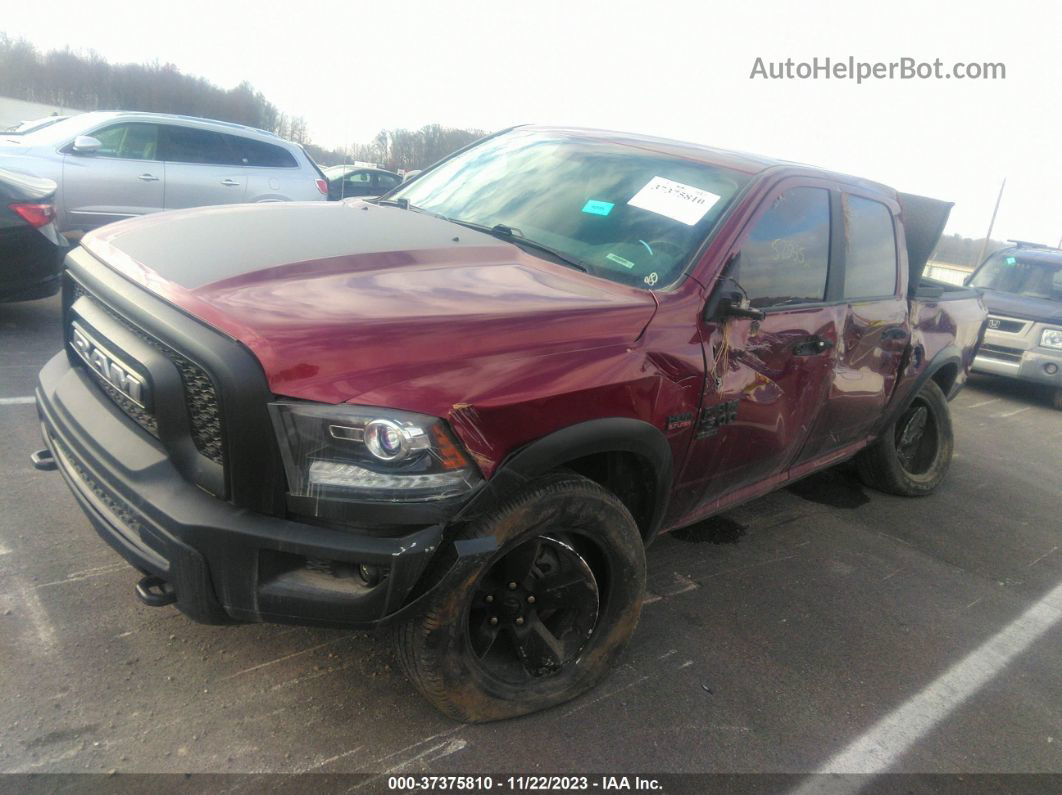 2020 Ram 1500 Classic Warlock  4x4 5'7" Box Burgundy vin: 1C6RR7LT0LS161444