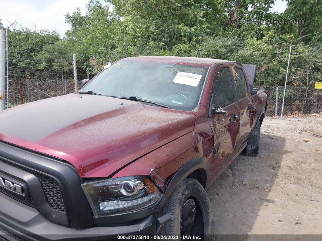 2020 Ram 1500 Classic Warlock  4x4 5'7" Box Burgundy vin: 1C6RR7LT0LS161444