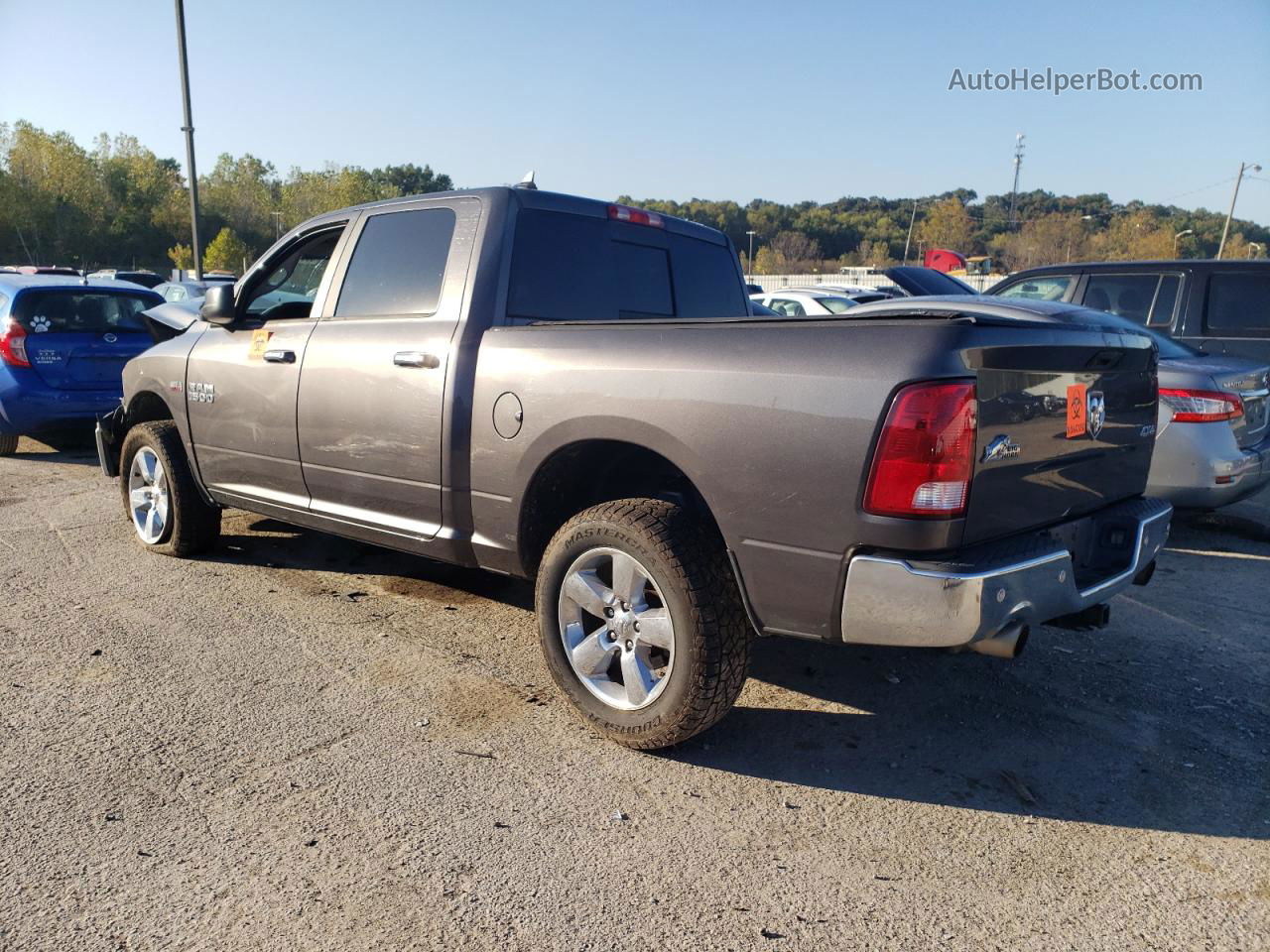 2014 Ram 1500 Slt Gray vin: 1C6RR7LT1ES438007