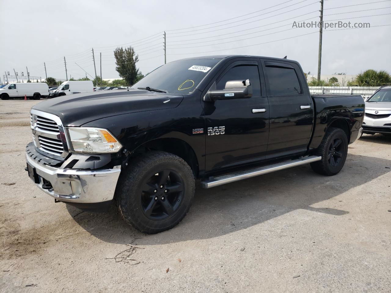 2014 Ram 1500 Slt Black vin: 1C6RR7LT1ES471850