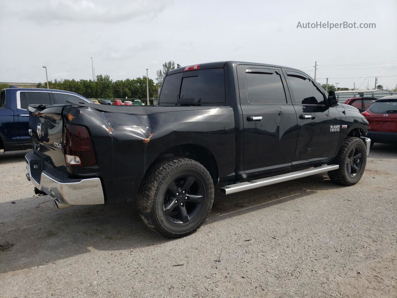 2014 Ram 1500 Slt Black vin: 1C6RR7LT1ES471850