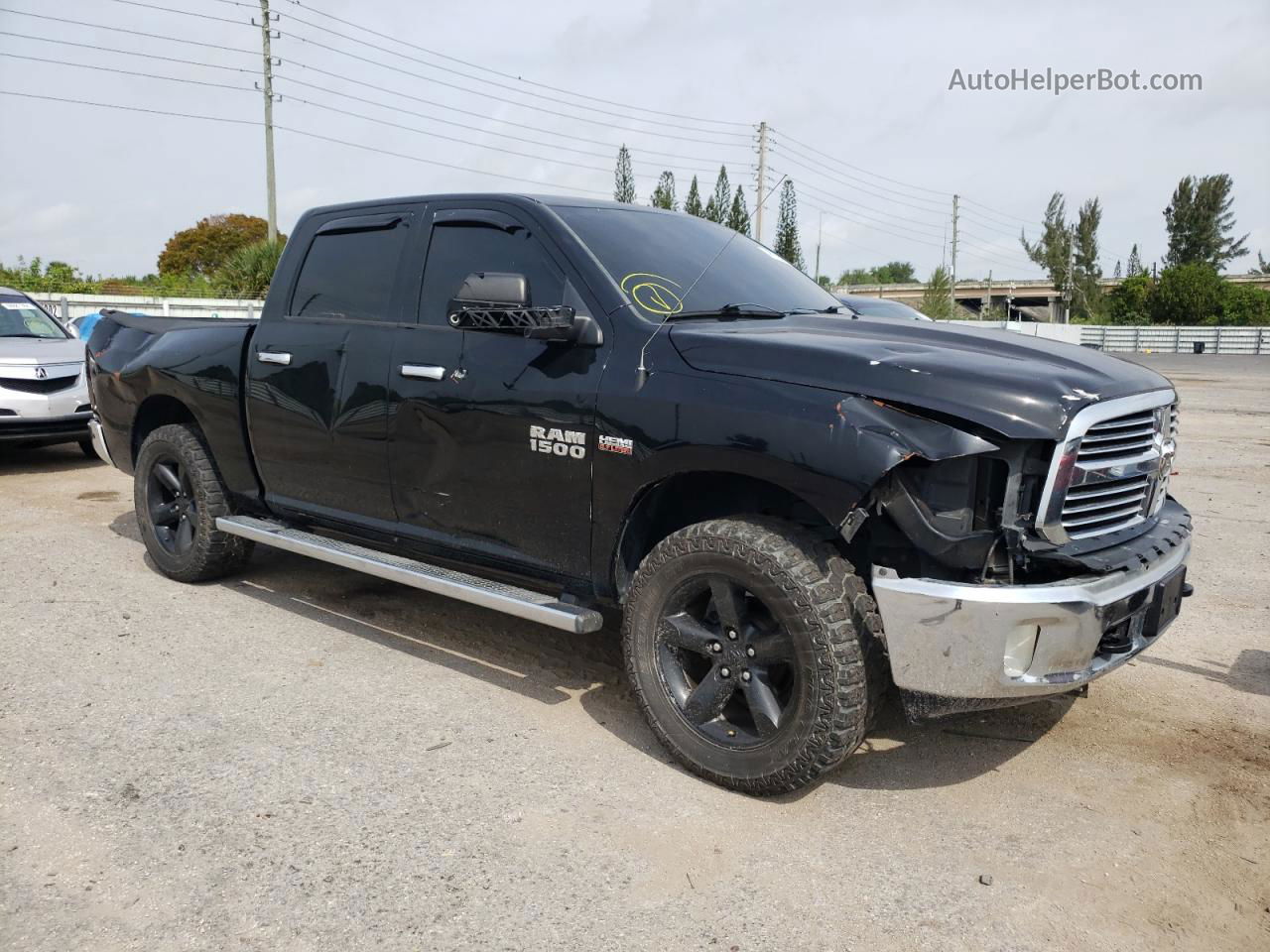 2014 Ram 1500 Slt Black vin: 1C6RR7LT1ES471850