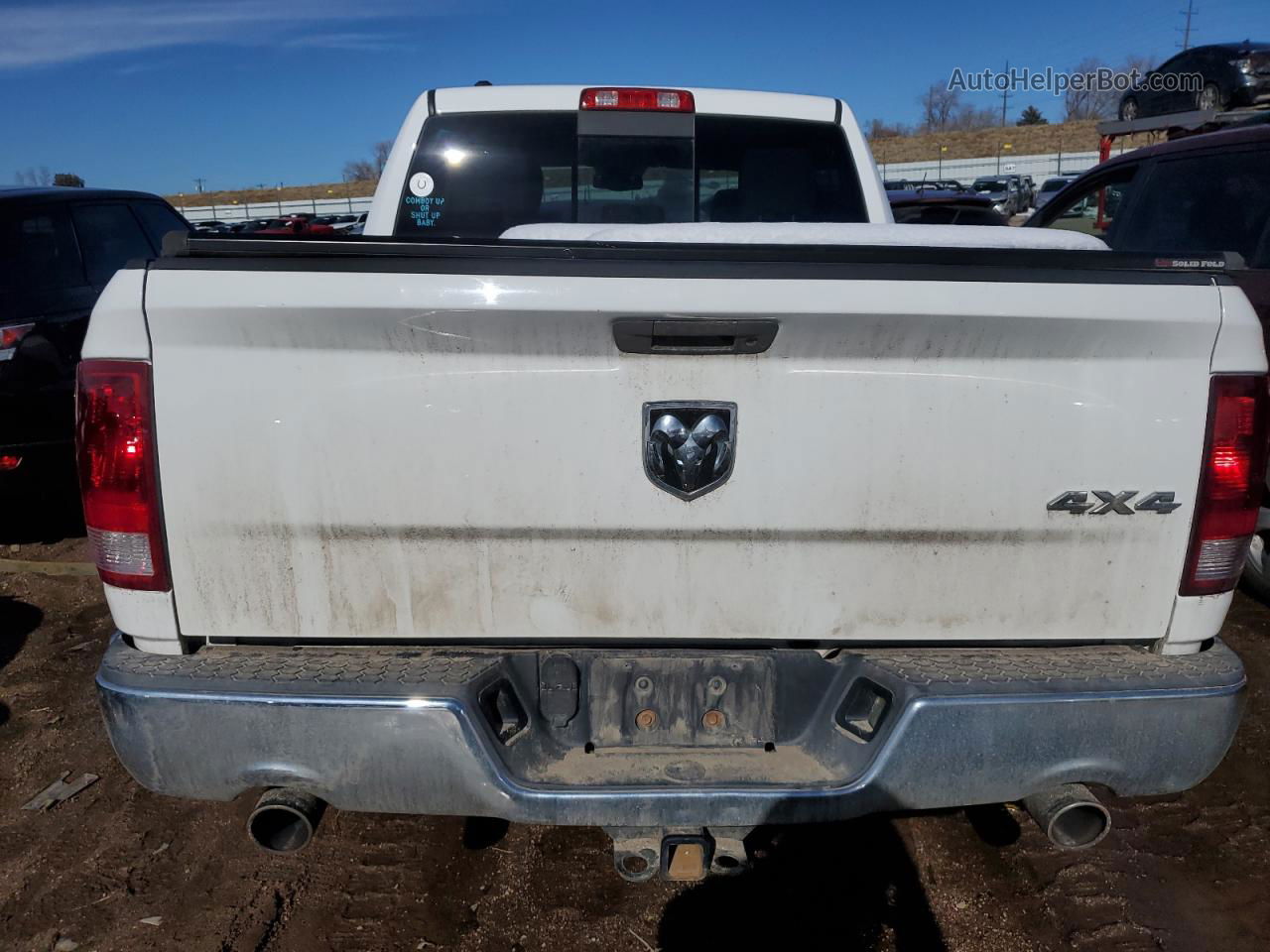 2015 Ram 1500 Slt White vin: 1C6RR7LT1FS510597