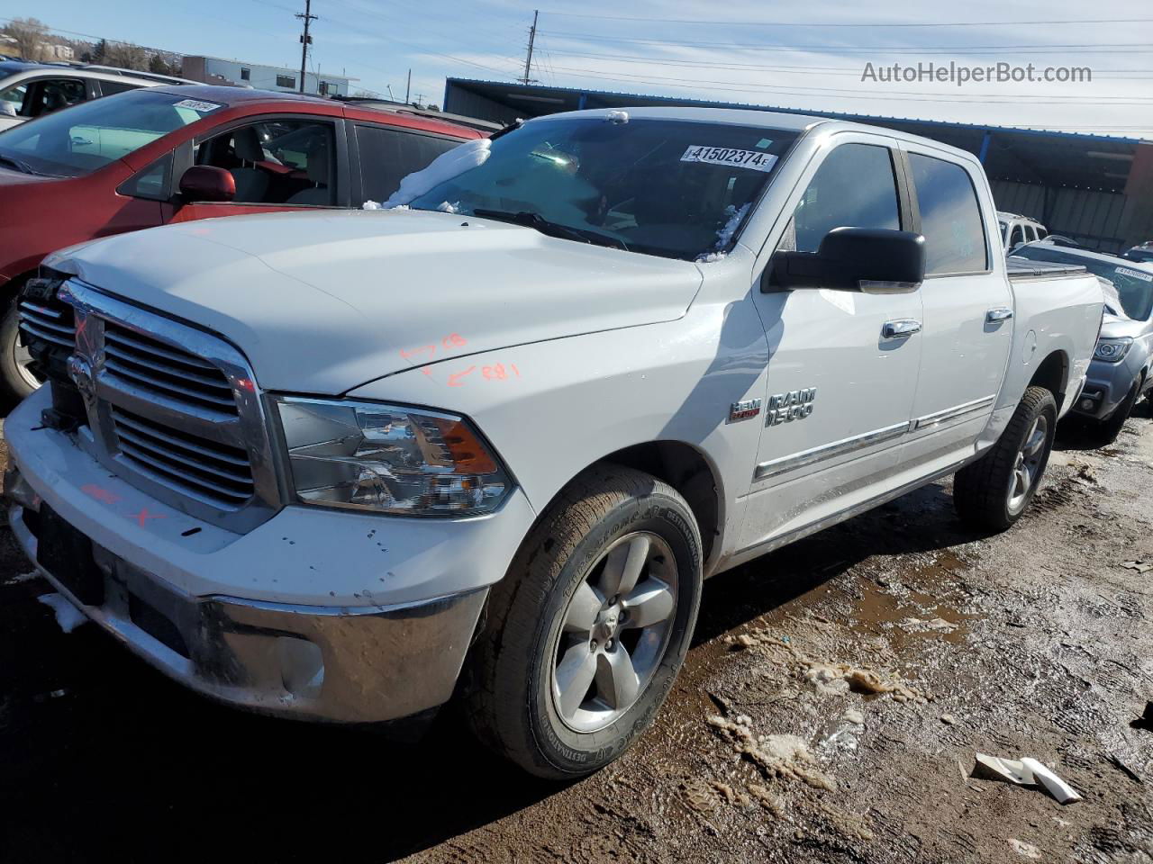 2015 Ram 1500 Slt Белый vin: 1C6RR7LT1FS510597