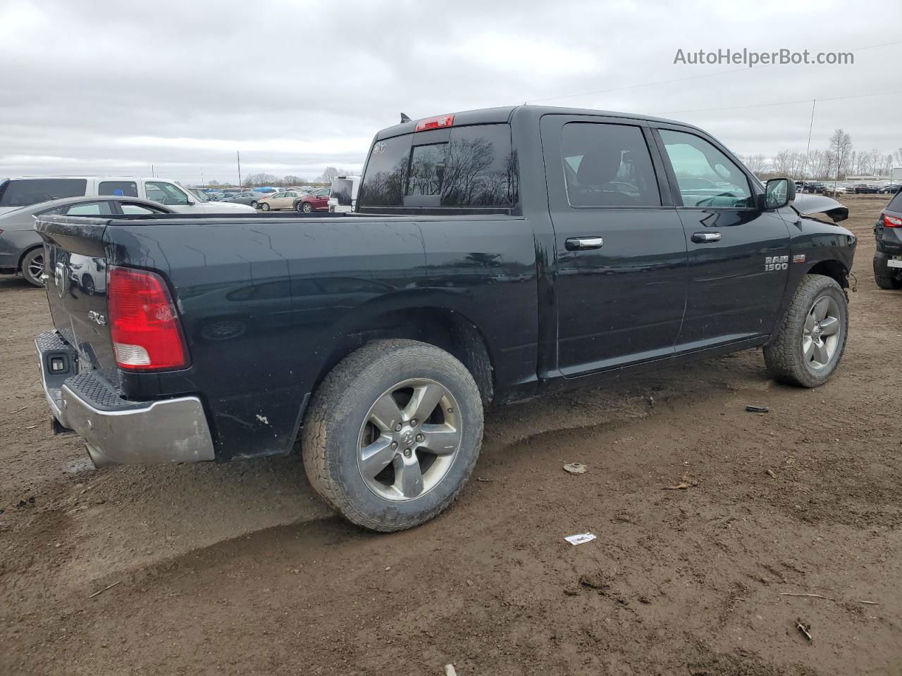 2015 Ram 1500 Slt Черный vin: 1C6RR7LT1FS641268