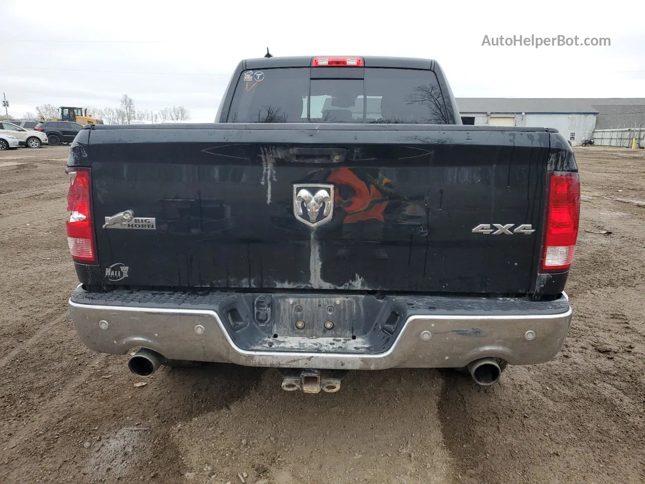 2015 Ram 1500 Slt Черный vin: 1C6RR7LT1FS641268