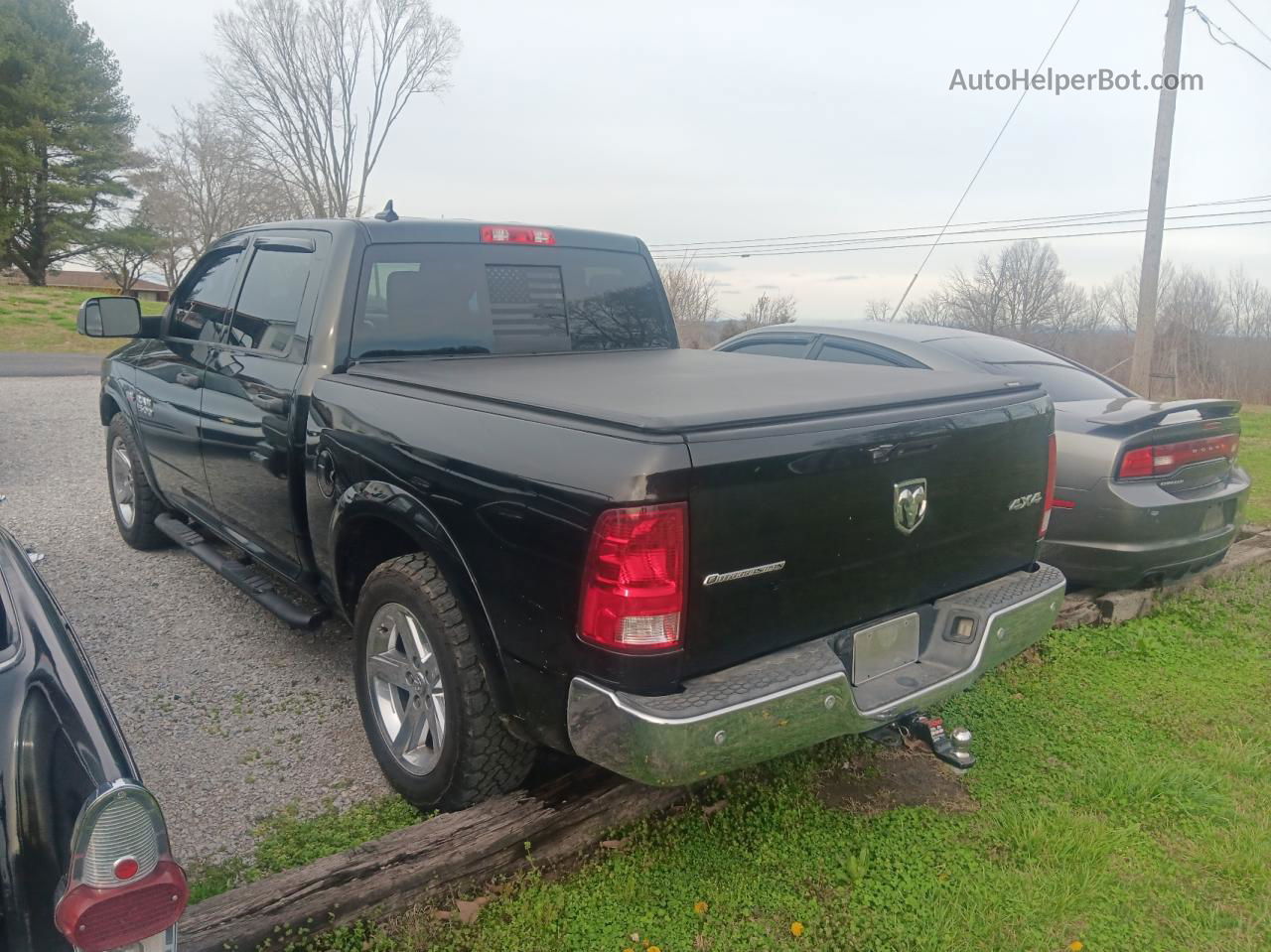 2015 Ram 1500 Slt Black vin: 1C6RR7LT1FS681396